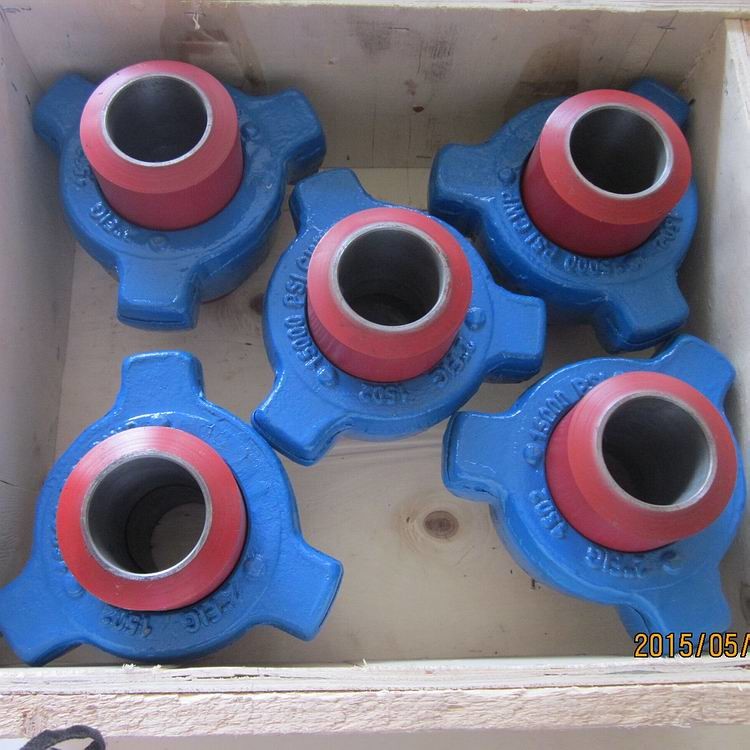 High Pressure Oilfield Hose Fittings Butt Weld 2" 3" 4" Weco Fig1502