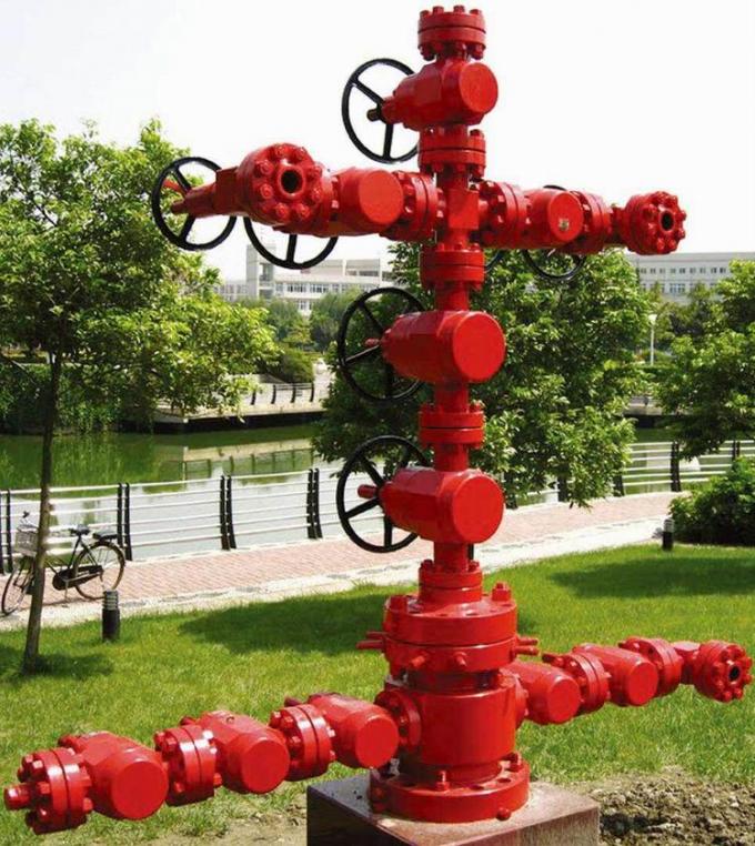 Oil Production Wellhead Christmas Tree XMass Tree With Tubing Head And