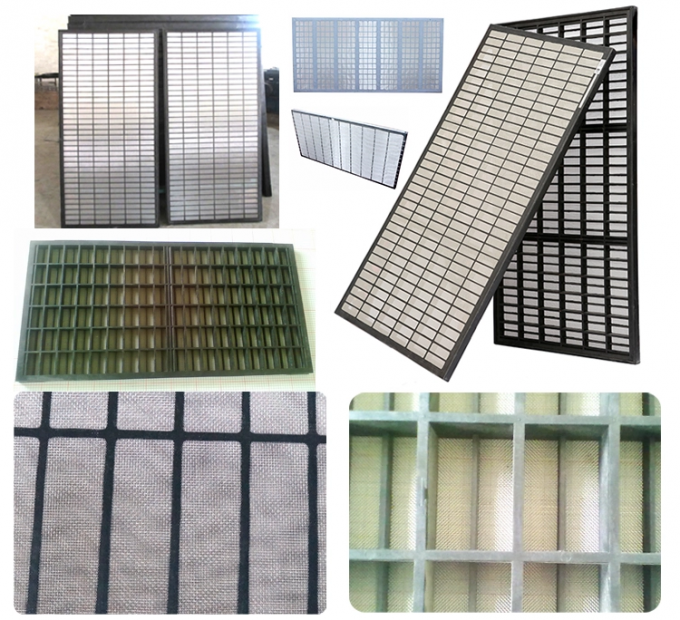 API Oil Vibrating Screen Sieving Mesh Shale Shaker Screen For Oilfield ...