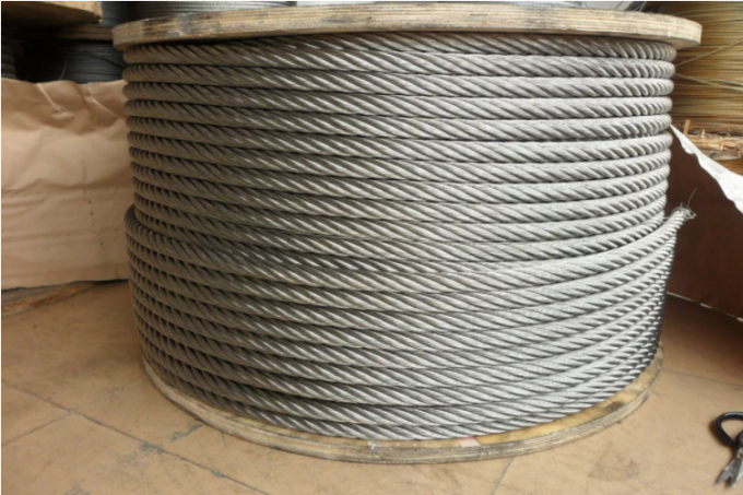 6x19+FC 11mm 1770MPa Steel Wire Rope Galvanized and Ungalvanized