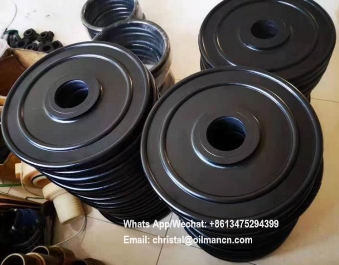 Flat Single Solid Drill Pipe Wiper Rubbers For Tubing 27/8" 31/2" 41/2"