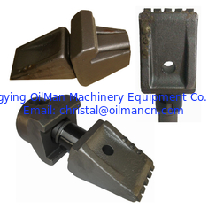 Betek Flat Cutter Rock Auger Teeth Holder For Foundation Drilling