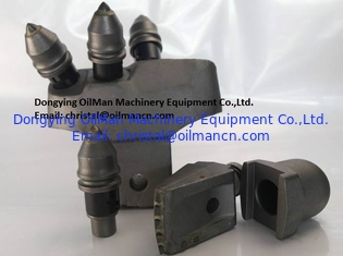 Betek Flat Cutter Rock Auger Teeth Holder For Foundation Drilling