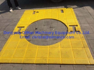 Rotary Table Rig Floor Anti Slip Mats For Oil Drilling Equipment 27 1/2&quot;