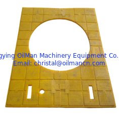 Rotary Table Rig Floor Anti Slip Mats For Oil Drilling Equipment 27 1/2&quot;
