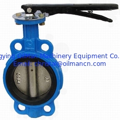 6 Inch Stainless Steel 304 Body Disc Seat EPDM Wafer Type Butterfly Valves Pneumatic Actuator Butterfly Valve