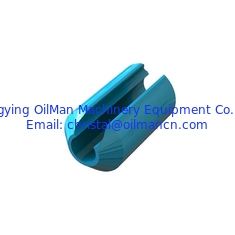 3/4&quot; 7/8&quot; 1&quot; Blue UHMWPE Single Slot Sucker Rod Guide For Oilfield