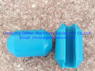 3/4" 7/8" 1" Blue UHMWPE Single Slot Sucker Rod Guide For Oilfield