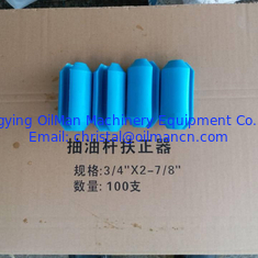 3/4&quot; 7/8&quot; 1&quot; Blue UHMWPE Single Slot Sucker Rod Guide For Oilfield