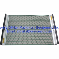API RP 13C Drilling Mud Solid Control Stainless Steel Composite Frame Flat Wave Type Shale Shaker Screen