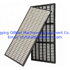 API RP 13C Drilling Mud Solid Control Stainless Steel Composite Frame Flat Wave Type Shale Shaker Screen