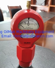 Type D Model 7 Mud Pump Pressure Gauge 2"LPT Fig.1502 Male Connection 0-6000 psi