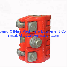 API 11B Polished Rod Clamp for Oilfield Pumping Unit with One Bolt Two Bolts or Three Bolts