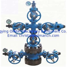 Oil Production Wellhead Christmas Tree X-Mass Tree With Tubing Head And Adapter Flange For Oilfield