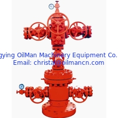 Oil Production Wellhead Christmas Tree X-Mass Tree With Tubing Head And Adapter Flange For Oilfield