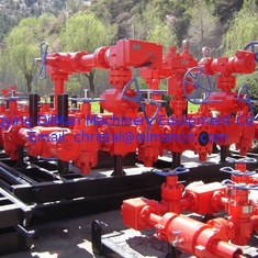2000psi -15000psi 2 1/16 &quot;~4 1/16&quot; API 16C Kill And Choke Manifold For Oil Well Control