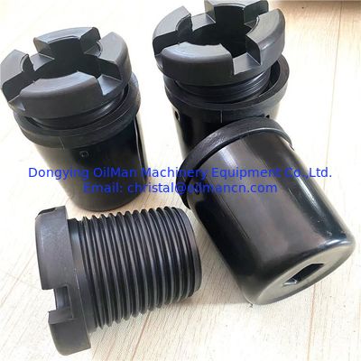 3-1/2" Drill Pipe Thread Protectors HDPE Steel Plastic Material For Oilfield