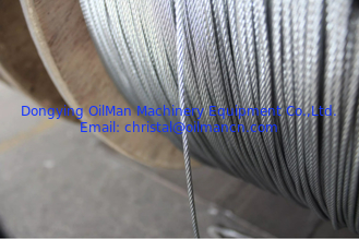 Steel Heavy Duty Wire Rope 5-50mm Wire Gauge API 9A Standard For Offshore