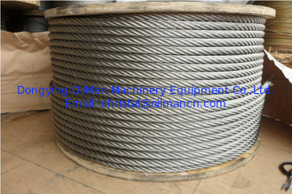 6×19 Ungalvanized Steel Wire Rope API 9A FC/IWRC Oil Drilling
