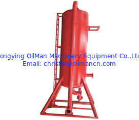API Oilfield Solid Control Equipment Poor Boy Degasser, Vertical Mud Gas Separator