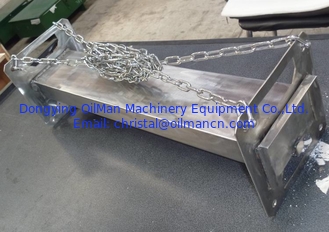 API Solids Control Equipment , 200×460mm Ditch Magnet Drilling