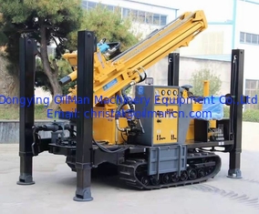 Borehole Pneumatic Portable Water Well Drilling Rig 3.8 - 12 ton