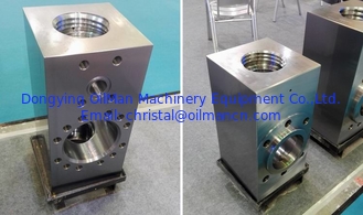 High Pressure Mud Pump Spare Parts Fluid End Module Hydraulic Cylinder