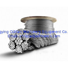 6x19+FC 11mm 1770MPa Steel Wire Rope Galvanized and Ungalvanized