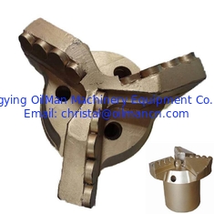 3 Blades Step Type 6-1/2" Tungsten Carbide Diamond PDC Drag Bit For Rock Drilling