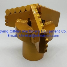 3 Blades Step Type 6-1/2" Tungsten Carbide Diamond PDC Drag Bit For Rock Drilling