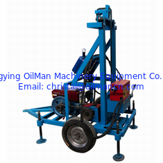 Portable Hydraulic Borehole Drilling Rig Machine For Water Well 100m Deep
