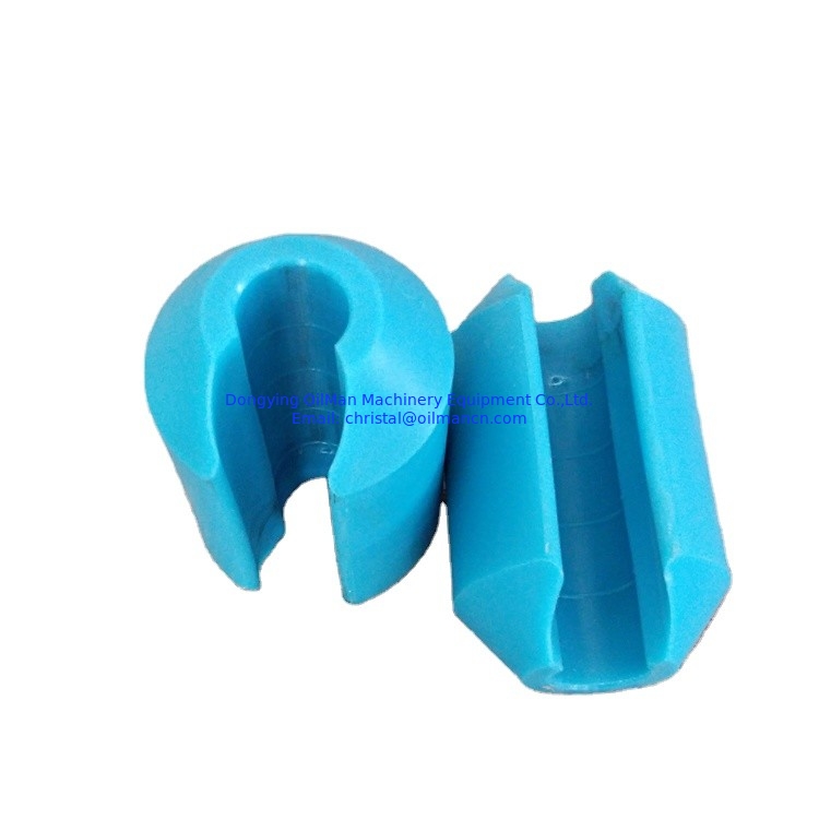 3/4" 7/8" 1" Blue UHMWPE Single Slot Sucker Rod Guide For Oilfield