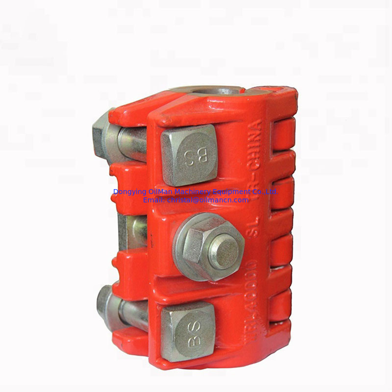 API 11B Polished Rod Clamp for Oilfield Pumping Unit with One Bolt Two Bolts or Three Bolts