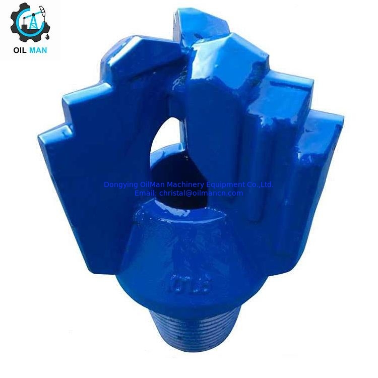 6 to 12 inch 3 Wings Step Water Well Drilling Drag Bit with Tungsten Carbide API 3 1/2" REG Pin Thread