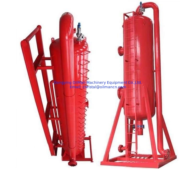 Poor Boy Degasser / Mud Gas Separator For Drilling Fluids Solid Control System