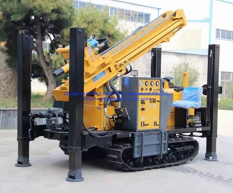 Borehole Pneumatic Portable Water Well Drilling Rig 3.8 - 12 ton