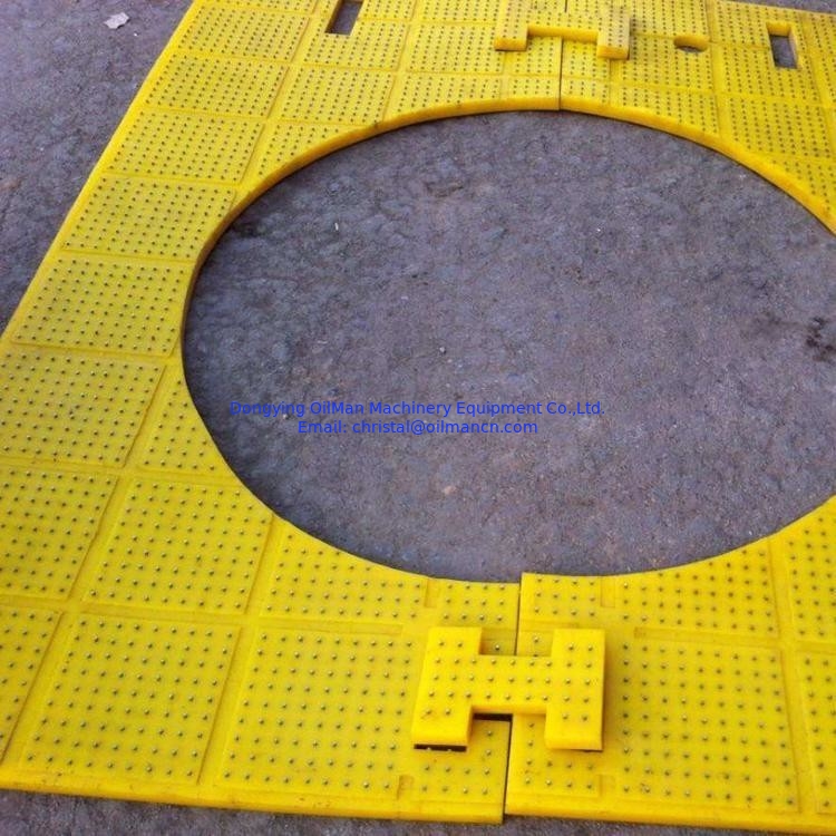 Anti Slip Drilling Rig Accessories Floor Mats Wear resistant 2000mm Length